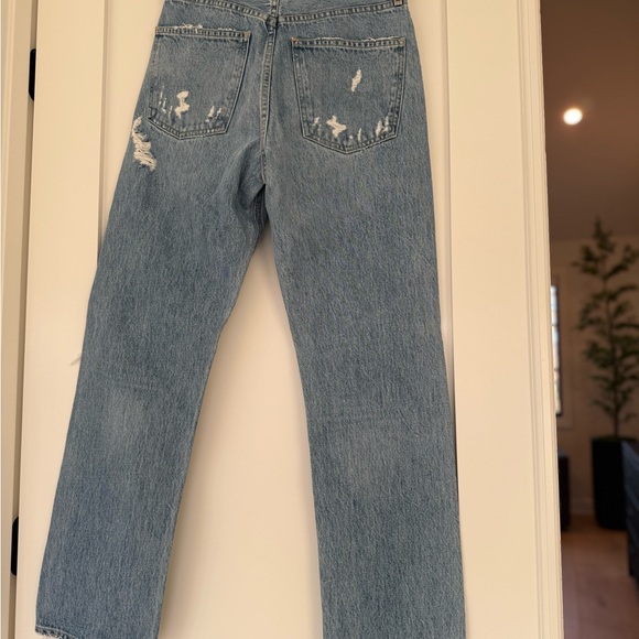 Agolde 90s Mid Rise Straight Fit Jeans, Sz 25 - Picture 6 of 6